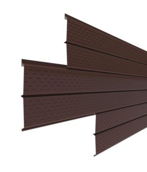 Металлический софит Евробрус Полиэстер RAL8017 0,4 мм