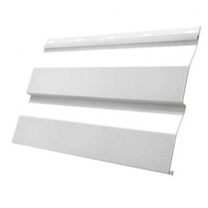 Металлосайдинг "Корабельная доска" Полиэстер 0,4 RAL9003